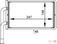 Теплообменник HELLA 8FH 351 333-031