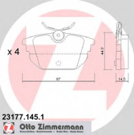 Комплект тормозных колодок ZIMMERMANN 23177.145.1