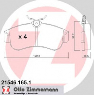 Комплект тормозных колодок ZIMMERMANN 21546.165.1