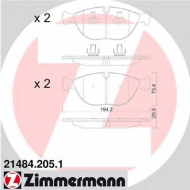 Комплект тормозных колодок ZIMMERMANN 21484.205.1