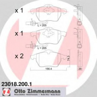 Комплект тормозных колодок ZIMMERMANN 23018.200.1