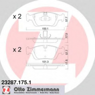 Комплект тормозных колодок ZIMMERMANN 23287.175.1