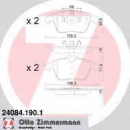 Комплект тормозных колодок ZIMMERMANN 24084.190.1