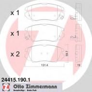 Комплект тормозных колодок ZIMMERMANN 24415.190.1