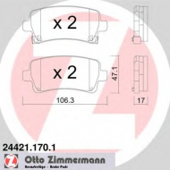 Комплект тормозных колодок ZIMMERMANN 24421.170.1
