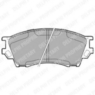 Комплект тормозных колодок DELPHI LP1063