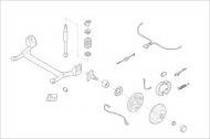 Подвеска колеса DELPHI FORD-16085-R