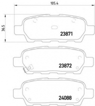 Комплект тормозных колодок HELLA 8DB 355 010-241