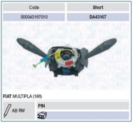 Переключатель MAGNETI MARELLI 000043167010