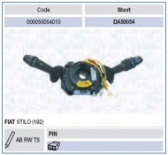 Переключатель MAGNETI MARELLI 000050054010