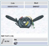 Переключатель MAGNETI MARELLI 000050127010