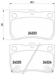 Комплект тормозных колодок HELLA 8DB 355 006-971