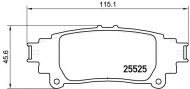Комплект тормозных колодок HELLA 8DB 355 020-001