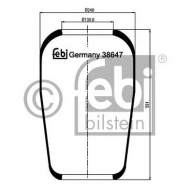 Баллон пневматической рессоры FEBI BILSTEIN 38647