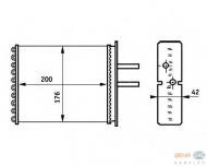Теплообменник BEHR HELLA SERVICE 8FH 351 313-381