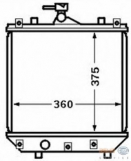 Теплообменник BEHR HELLA SERVICE 8MK 376 772-781