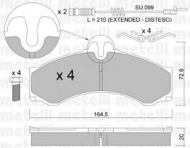 Комплект тормозных колодок METELLI 22-0262-0K
