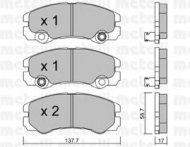 Комплект тормозных колодок METELLI 22-0357-1