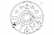 Ременный комплект OPTIMAL SK-1009