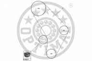 Ременный комплект OPTIMAL SK-1126
