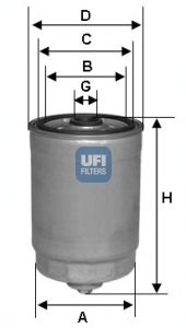 Фильтр UFI 24.350.00