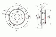 Тормозной диск ICER 78BD0817