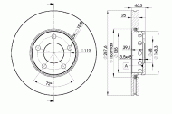 Тормозной диск ICER 78BD4063