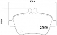Комплект тормозных колодок PAGID T2110