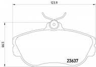 Комплект тормозных колодок PAGID T1313