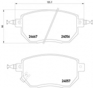 Комплект тормозных колодок PAGID T1425