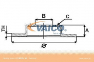 Тормозной диск VAICO V25-80007
