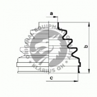 Комплект пыльника QH Benelux QJB2724
