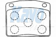 Комплект тормозных колодок KAVO PARTS BP-2048