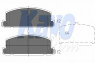 Комплект тормозных колодок KAVO PARTS KBP-3506