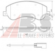 Комплект тормозных колодок A.B.S. 37558