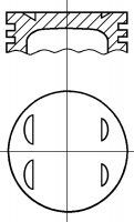 Поршень NÜRAL 87-336600-00