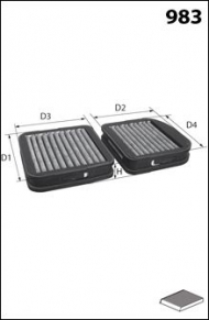 Фильтр MECAFILTER JKR7088