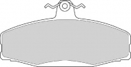 Комплект тормозных колодок NECTO FD6386A