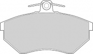 Комплект тормозных колодок NECTO FD6401A