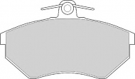 Комплект тормозных колодок NECTO FD6489A
