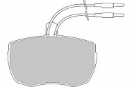 Комплект тормозных колодок NECTO FD559V