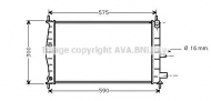 Теплообменник AVA QUALITY COOLING FD2218