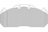 Комплект тормозных колодок DURON DCV1653BFE