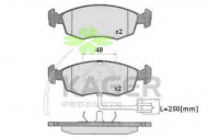 Комплект тормозных колодок KAGER 35-0233