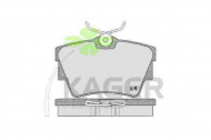 Комплект тормозных колодок KAGER 35-0464