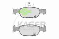Комплект тормозных колодок KAGER 35-0642