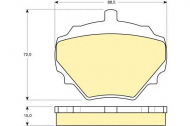 Комплект тормозных колодок GIRLING 6109746