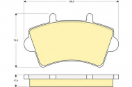 Комплект тормозных колодок GIRLING 6114424
