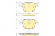 Комплект тормозных колодок GIRLING 6115022