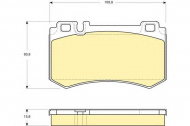 Комплект тормозных колодок GIRLING 6115449